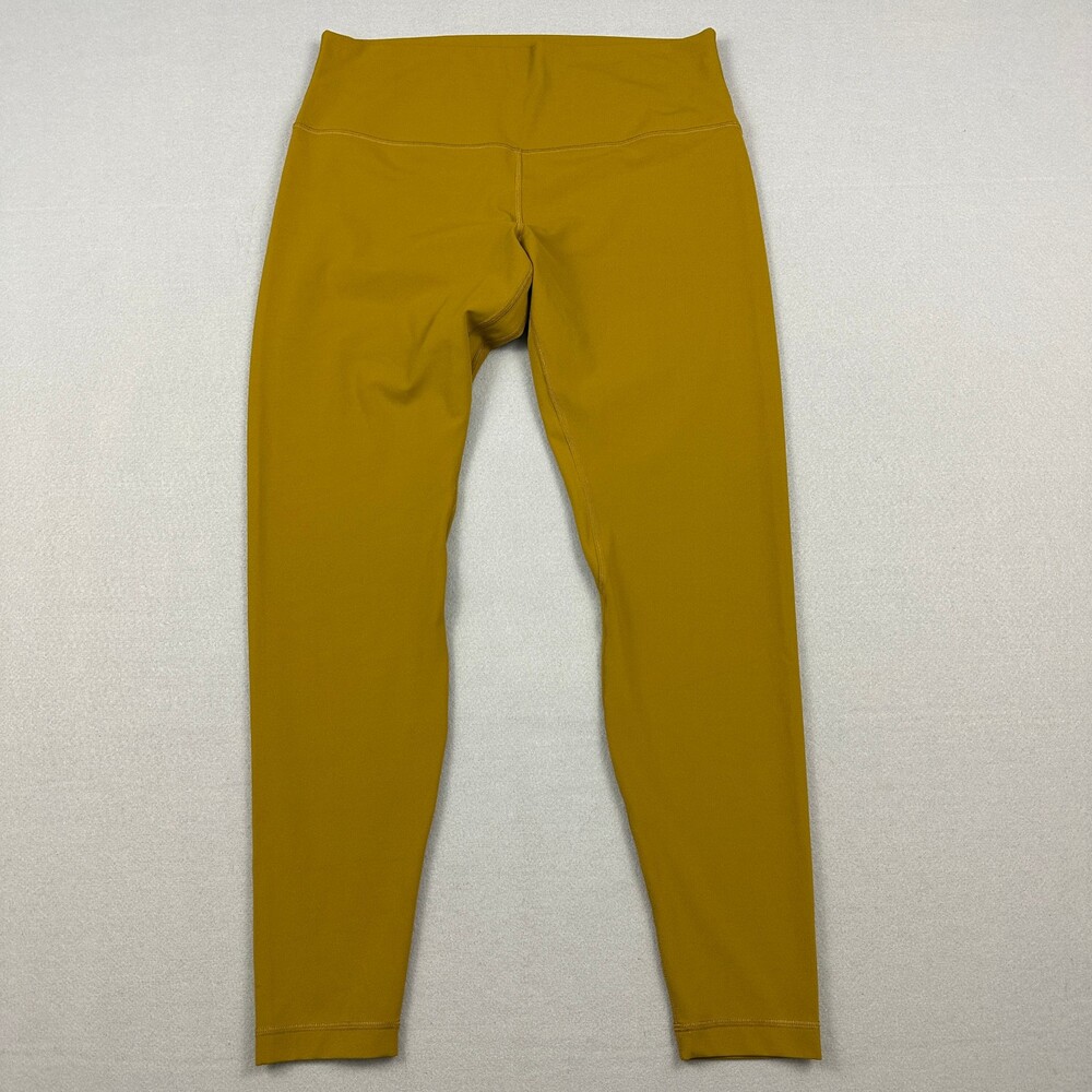 Lululemon Leggings Women 14 Gold Spice Align Pant High-Rise Legging Yoga Nulu